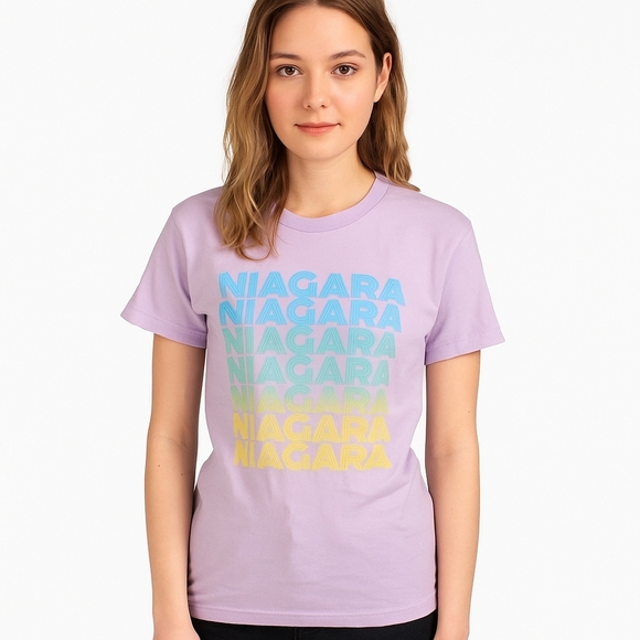 Comfort Colors Niagara Pastel Purple T-shirt Size Small - Picture 1 of 8